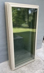 Five 35”x70” Tan Vinyl Picture Windows Double Pane Fully Tempered Glass