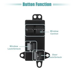 Front Left Driver Side Power Window Switch Window Control Switch Fit for