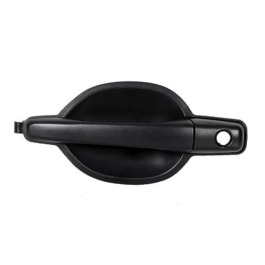 Outside Door Handle Black Textured Compatible with 2004-2011 Front Left
