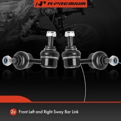 2 x Front Sway Bar Links Stabilizer Bar Links, Compatible with Mitsubishi