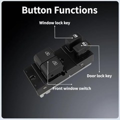 25401-CD02D Power Window Switch for 2003-2013 Infiniti G35 PWS-NI-RC067