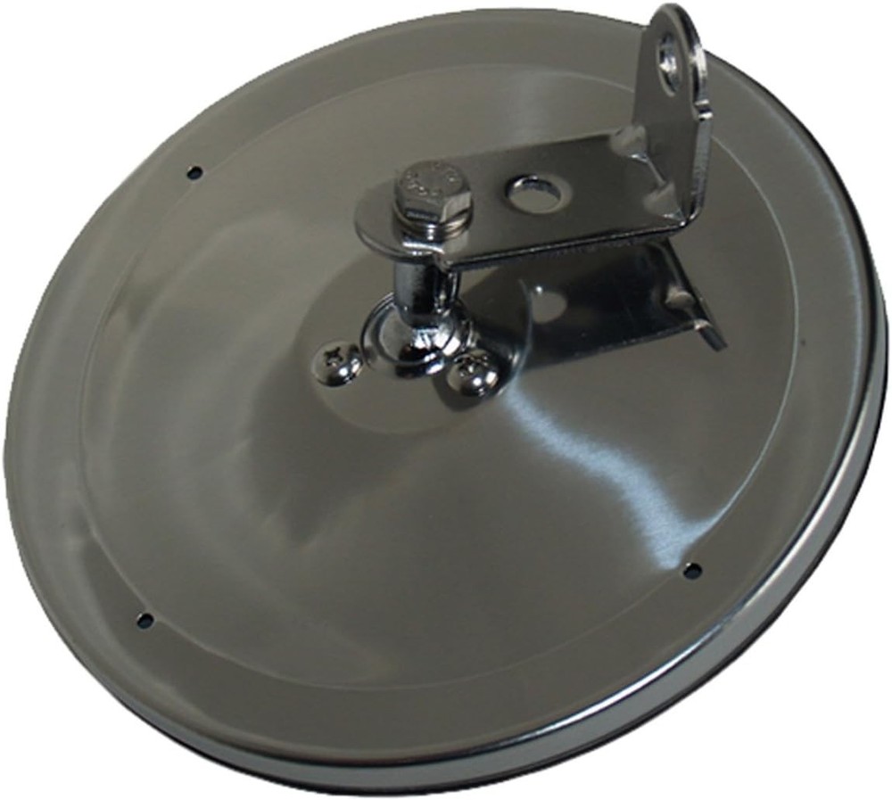 6″ Center Mount Convex Mirror, Stainless Steel, 1 Pack
