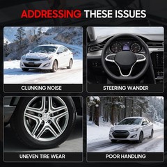 10Pcs Front End Suspension Kit for 2011-2016 Hy-undai Elantra Sedan/ 12-17 Ve…