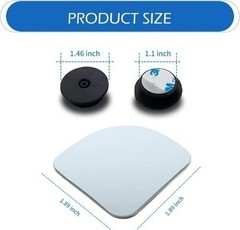 2 PCS Car Blind Spot Mirrors, HD Fan Shaped Glass Frameless Convex Rear View Mir