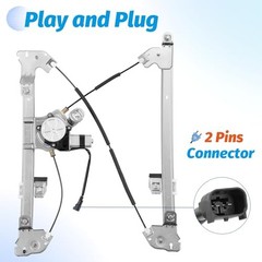 Front Right Passenger Side Power Window Regulator with Motor Compatible with