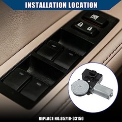 No 85710-33150 / Side/Power Window Motor for Lexus ES300 2002-2003 Rear Left