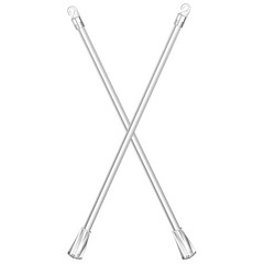 2 Pcs Blind Slats Replacement Vertical Curtain Pull Rod Wand Opener Stick