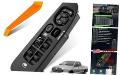 Power Window Switch Fit for 2002-2008 Dodge Ram 1500 2500 3500 Truck Black