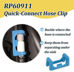 4 Pcs RP60911 Faucet Plumbing Replacement Parts Hose Connector Tool Blue