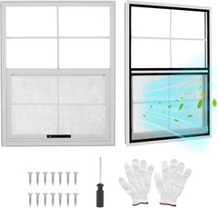2PCS 18″ x 27″ Shed Window Household Sliding Windows for Shed Chicken Coop