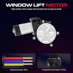 Front Passenger Side Power Window Regulator with Motor (2 Front Passenger (RH))