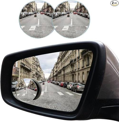 Car Blind Spot Mirror, 2″” Round Convex Mirror, Frameless HD Size: Round/2PCS