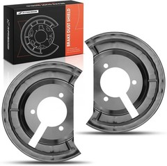 Front Driver and Passenger Brake Dust Shield Compatible Front Left and Right