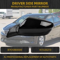 Left Driver Side Mirror Compatible with 2017 2018 Kia Forte with Left, Heated