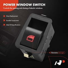Power Window Switch Compatible with BMW 323i 1999-2000 Sedan, 325i 2001-2005,
