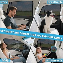 ZATOOTO Car Window Shades for Honda Civic 2022-2025, 4 Pack Honda Civic Sun S…