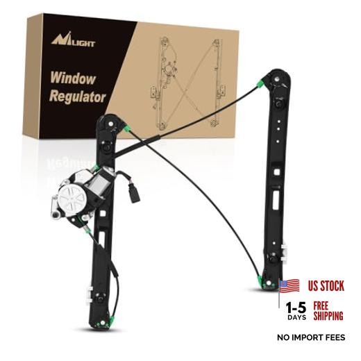 Power Window Regulator/Motor Side Compatible with BMW 741-485 Front Passenger