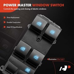 Front Left Driver Side Power Window Switch – Compatible with Chevrolet Cruze