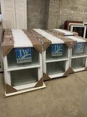 Qty Of 5 Jeld Wen Vinyl Single Hung Energy Efficient Window 30” X 38” No Screen