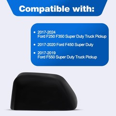 CULMKARI Paintable Tow Mirror Cover Cap Fits for 2017-2024 F250 F350 Right