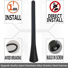 7 Inch Rubber Antenna for Honda CR-V (2007-2016) & Civic (2002-2006, 2012), F…