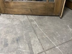 Craftsman style door/window fixed in frame double pane tempered glass 83X48