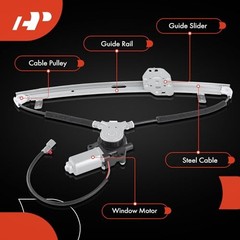 Power Window Regulator with Motor Compatible with Honda Pilot Rear Driver (LH)