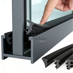uPVC Window Door Gasket Bubble Flipper Rubber Draught Seal Vent Sash Replacement