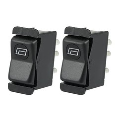 2pcs Power Window Switch Front Driver Side Power Window Master Control Switch