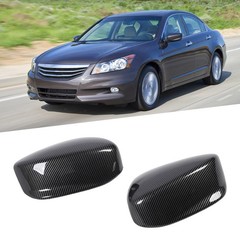 1 Pair Carben Fiber Style Side Mirror Cap Cover For European