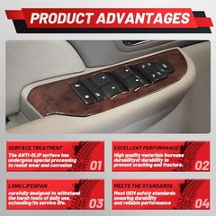 15906883 Upgraded Driver Side Power Window Switch Compatible with 2007-2008