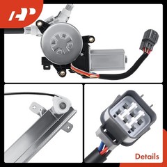 Power Window Regulator with Motor Replacement for Honda Front Driver Side