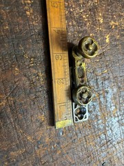 Ornate Cast Brass Victorian Window Sash Lock . Old Window Hardware 1850’s