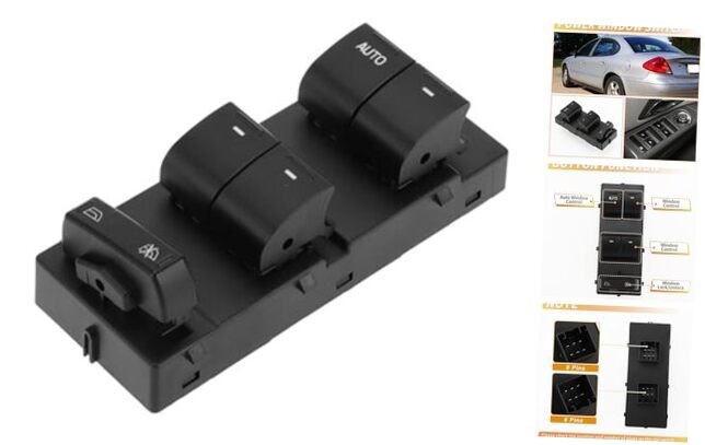 Power Window Switch Driver Side for Ford Five Hundred Freestyle Taurus 05-09