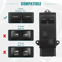 Front Left Driver Side Power Window Switch Fit for Dodge Grand Caravan 1996