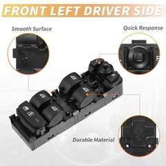 Front Left Driver Side Power Window Switch for Volvo S60 S90 V60 No.31433407