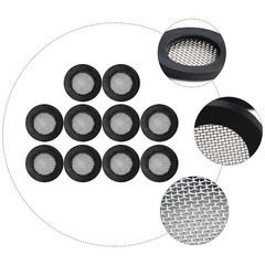 50Pcs Reusable Silicone Bellows Washer Rubber Filter for Shower and Hose