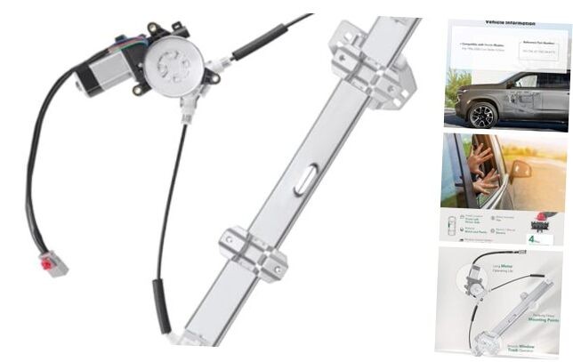 Front Driver Side Power Window Regulator Front Driver Side for Sedan 4-Door
