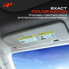 Driver Left Side Sun Visor Compatible with Dodge Ram 1500 2500 3500 2002 2003