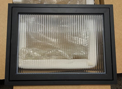 24″x18″ Flush Mount Window – Black – READ DESCRIPTION