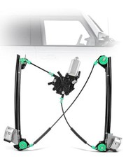 Front Passenger Side Power Window Regulator With 2-Pin Motor Assembly