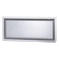 46.25 In. X 21 In. Standard Glass White New Construction Single-Pane Hinged V…