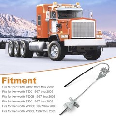 Driver Side Manual Window Regulator K092-407, HLK2557 Compatible with Kenworth