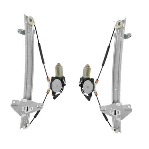 Front Power Power Window Regulator & Motor Assembly Set Compatible with 1993