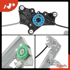Rear Passenger Side Power Window Regulator, Without Motor | for Toyota
