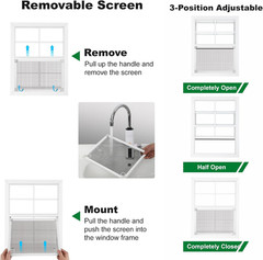 18″ X 23″ Shed Windows 2 Pack, Small Sliding Window with Tempered Glass & Metal
