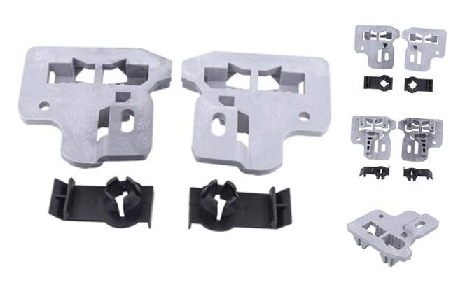 Front Left and Right Power Window Regulator Bracket Retaining Repair Clip Kit