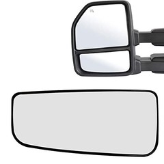 Driver Left Side View Lower Wind Mirror Glass Fits for 2015 Heated- Driver Side
