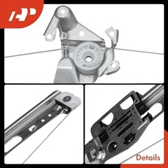 Electric Power Window Regulator Without Motor Compatible with Rear Driver (LH)