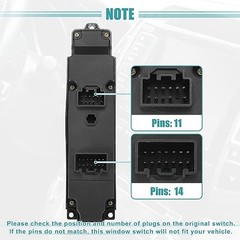 Front Left Driver Side Power Window Switch Fits Mazda 2 Sport Touring 2011